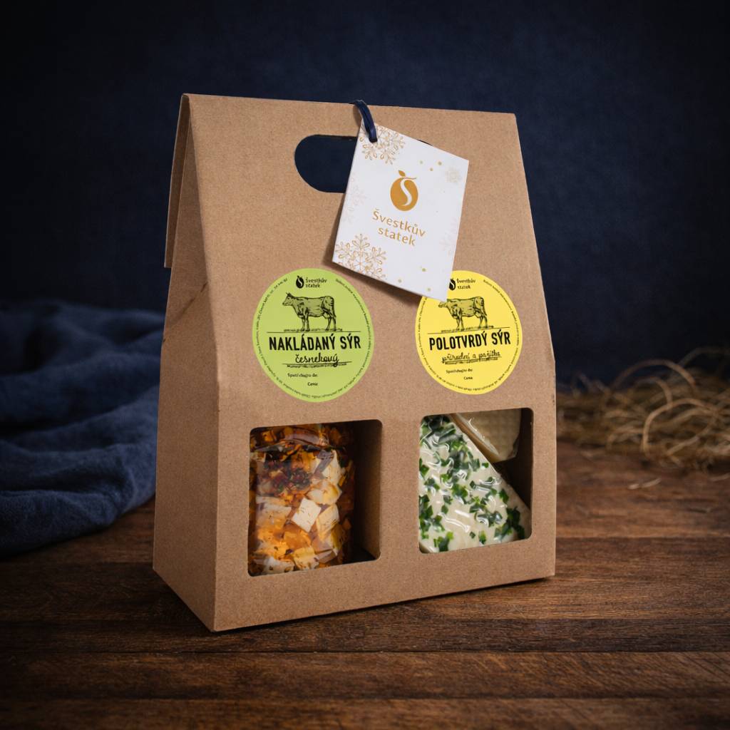 Dárková taška s produkty